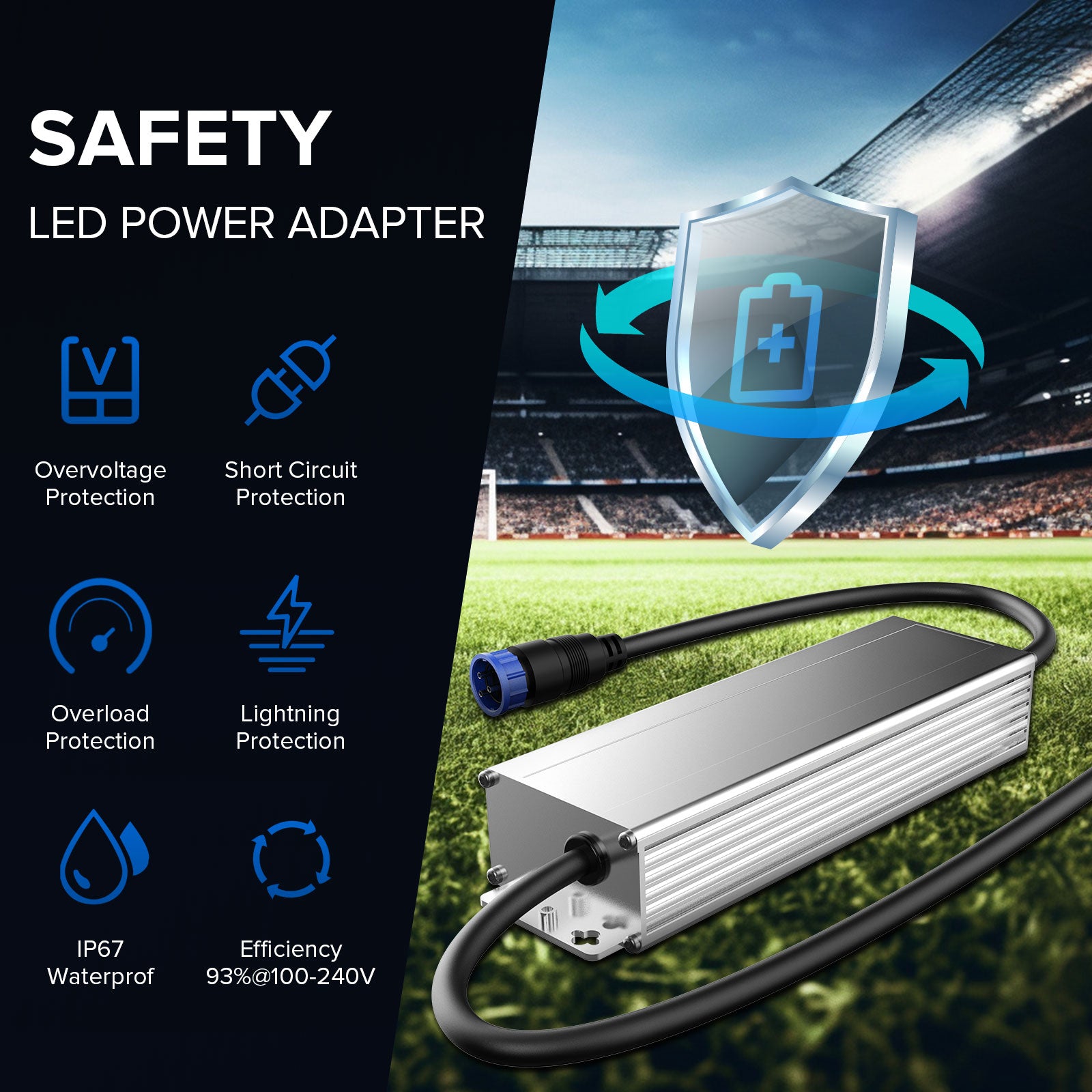 SANSI 320W LED-Stadionflutlicht