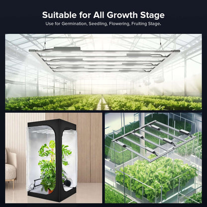 Lampada da coltivazione a LED con barra dello spettro personalizzabile