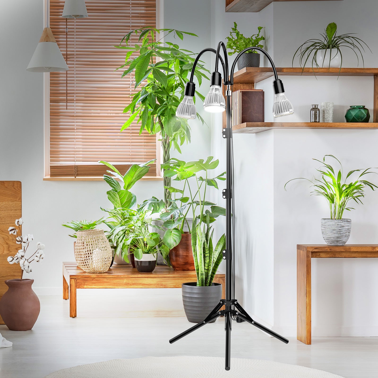 Grow Light with Adjustable Tripod Stand for home garden