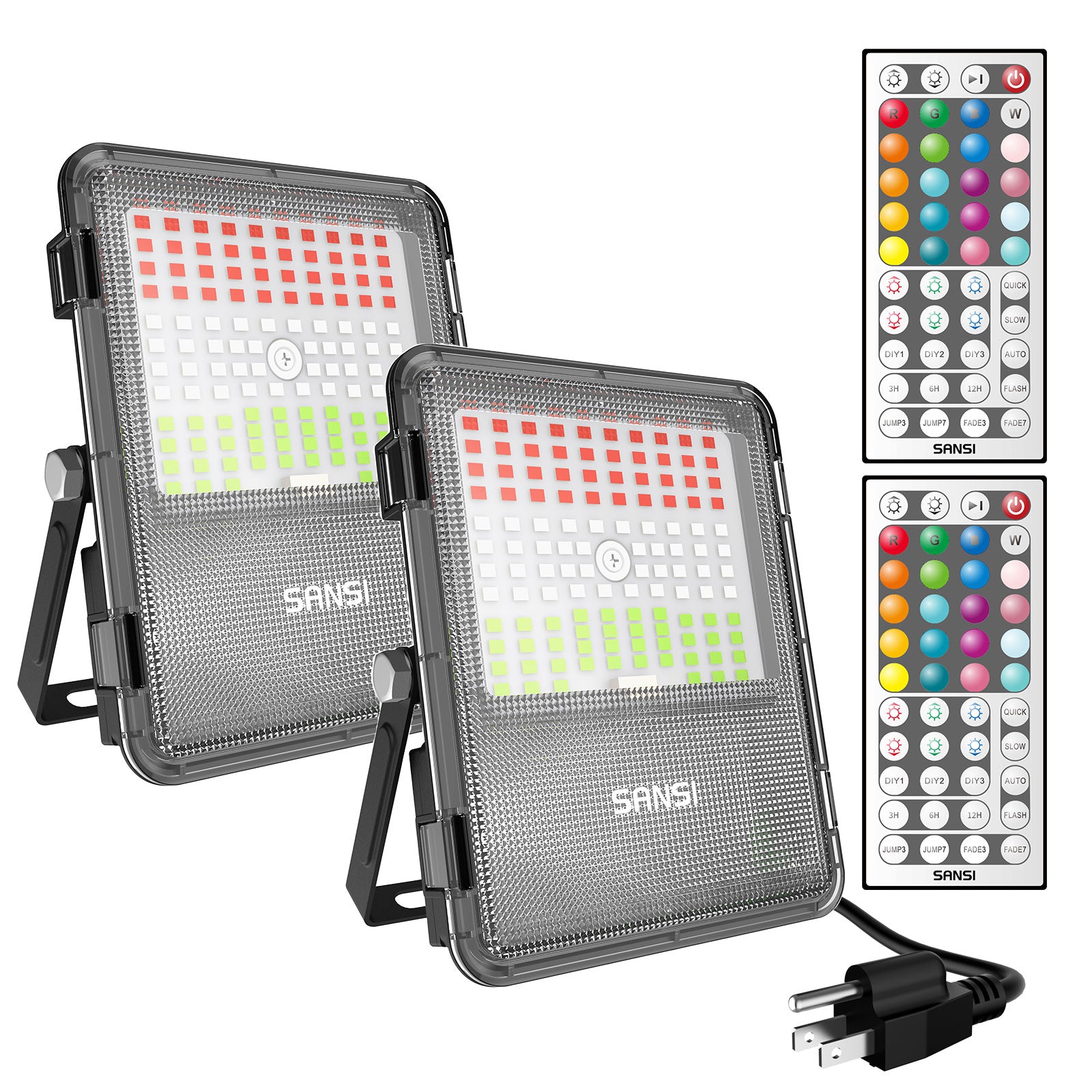 120W RGB Led Flood Light (US ONLY)(2-pack)