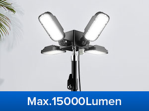 100W work light with max.15000 lumen 