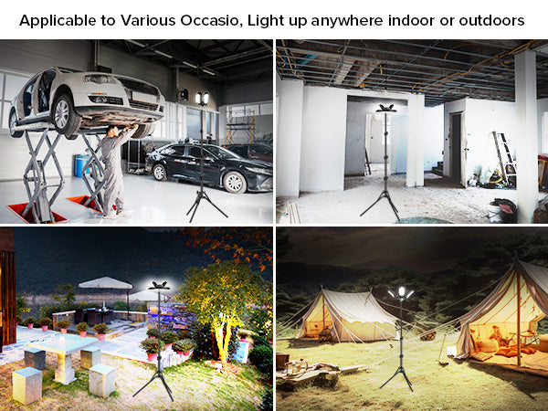 100W work light with applicable to Various Occasio, light up anywhere indoor or outdoors