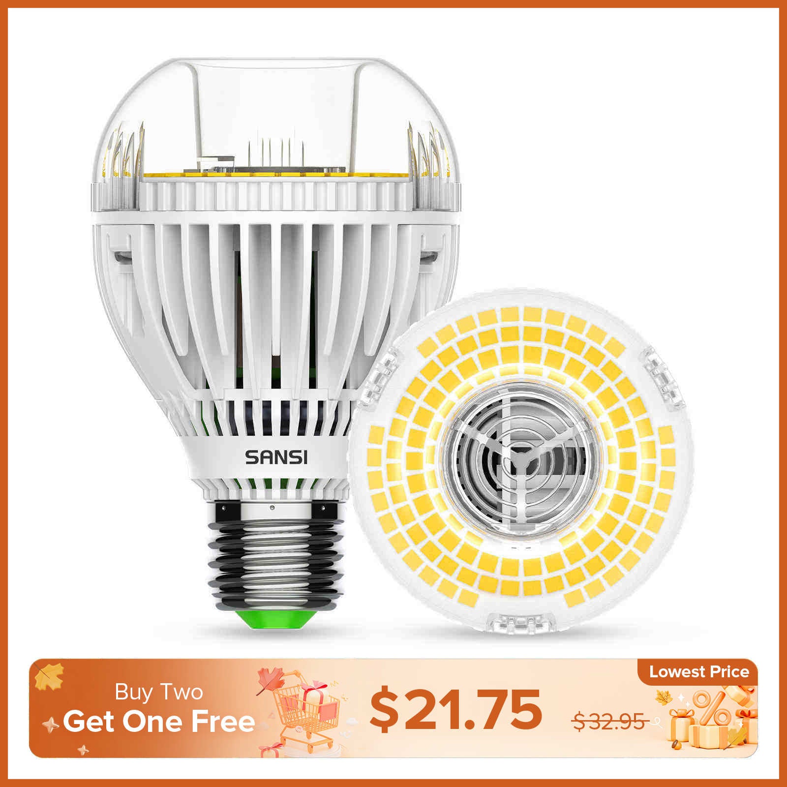 A19 30W LED 3000K/5000K Light Bulb (US ONLY)