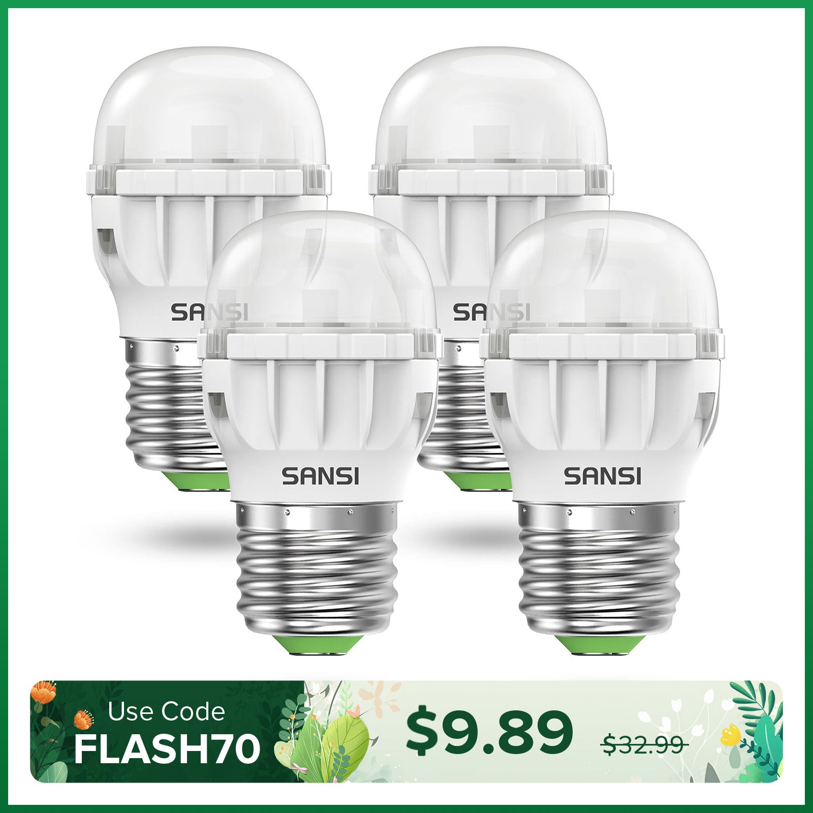 A11 4W LED Light Bulb (2-Pack) (US ONLY)