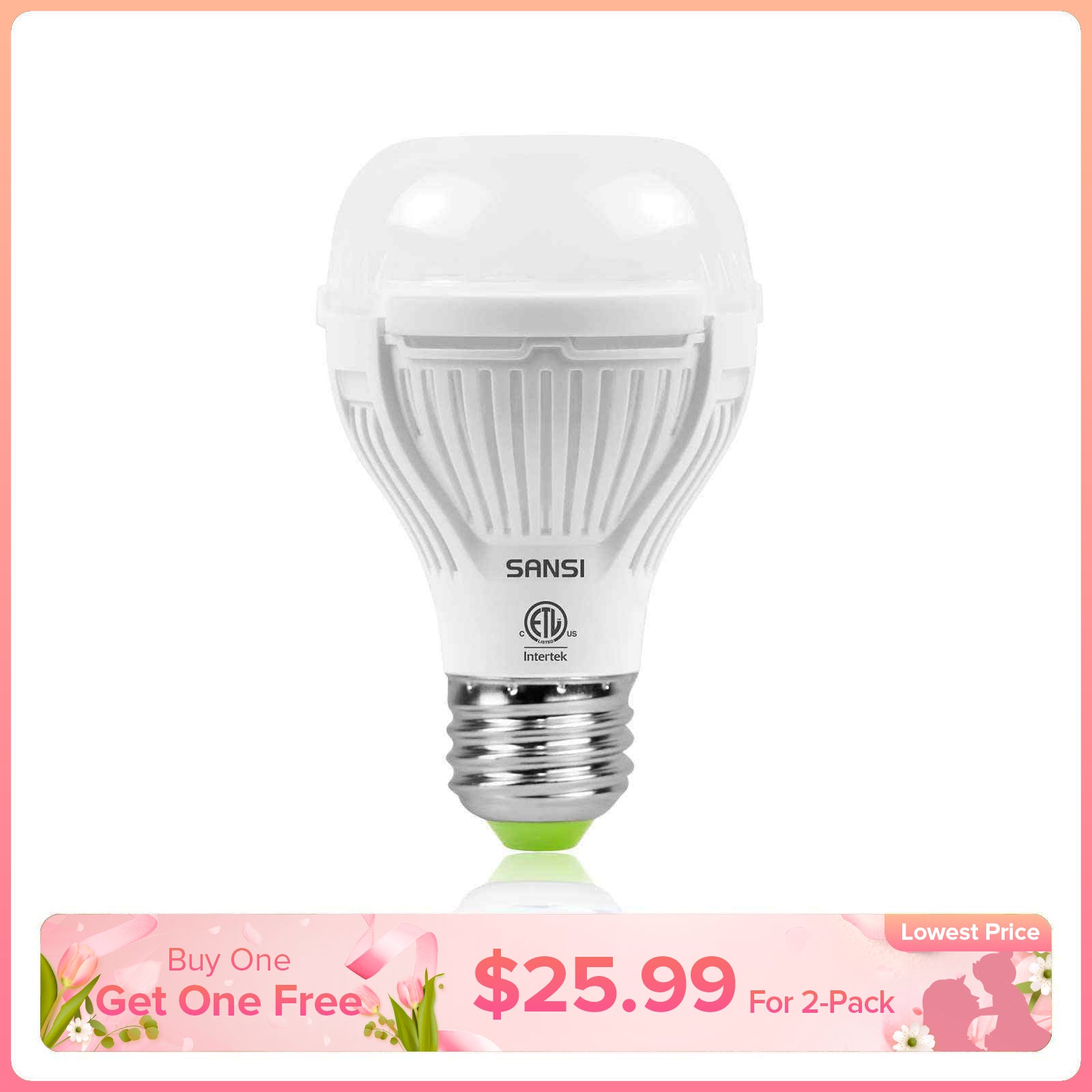 A19 10W LED-Pflanzenlampe (NUR EU/UK)