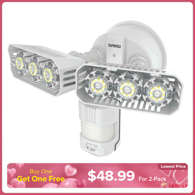 Luce di sicurezza a LED da 27 W (da tramonto ad alba e sensore di movimento) 