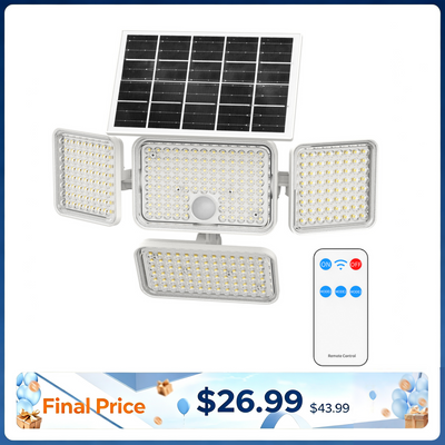 Luce di sicurezza a LED da 45 W (da tramonto ad alba e sensore di movimento) SOLO UE/Regno Unito