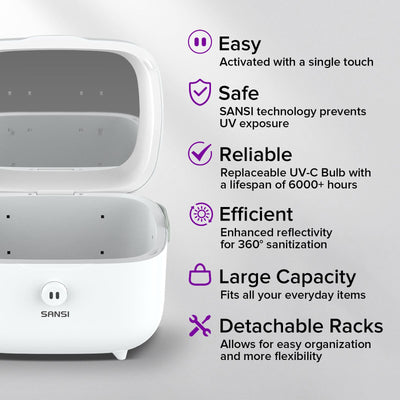 Scatola disinfettante con luce UV SANSI da 10 W