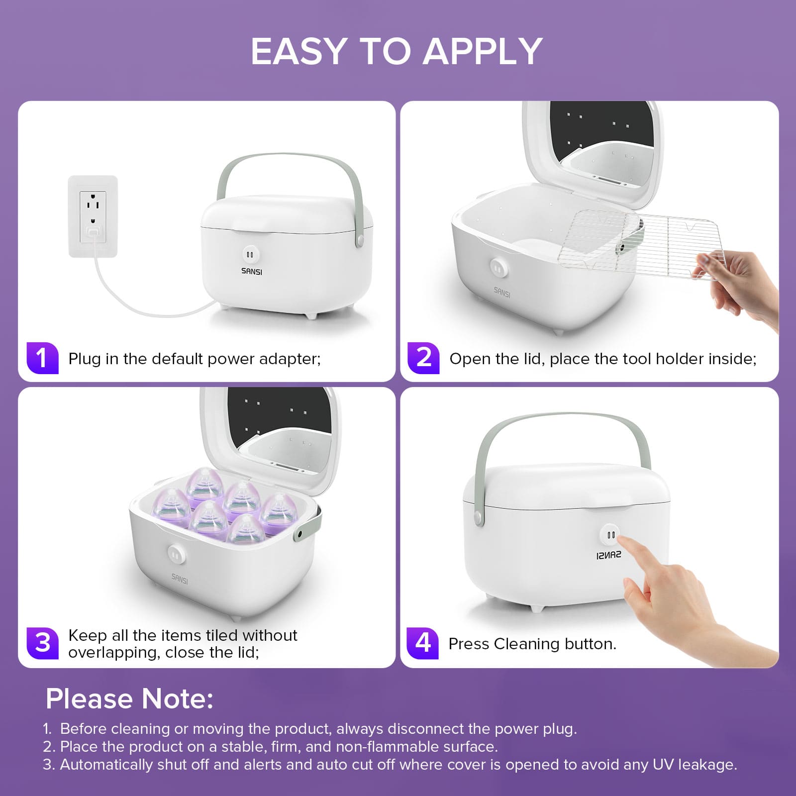 SANSI 10W UV Light Sanitizer Box