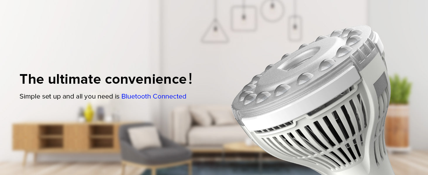 PAR25 10W smart grow light is simple set up and all your need is bluetooth connected