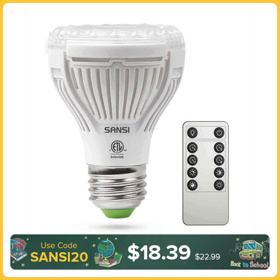 Lampadina LED PAR20 da 10 W con telecomando (solo USA/CA)