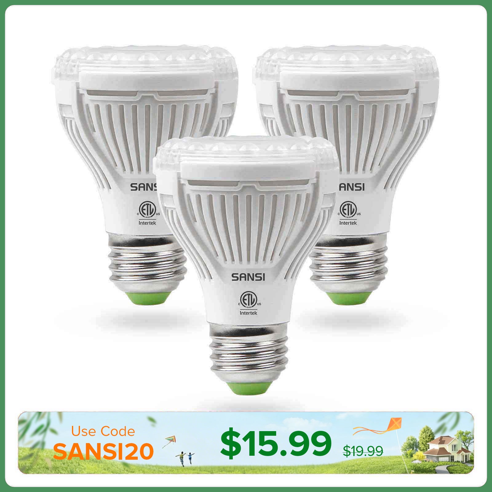 PAR20 10W LED Grow Light Bulb
