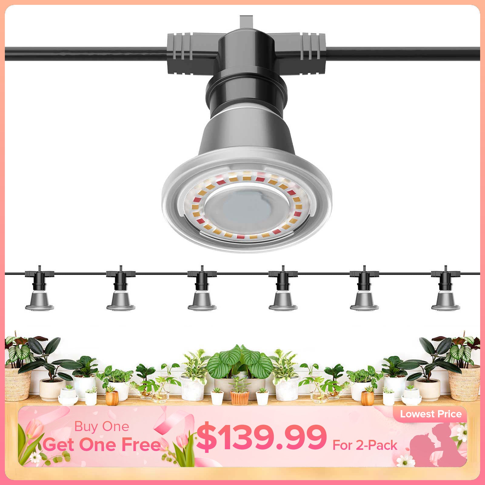 Hanging Grow Light String(EU ONLY)