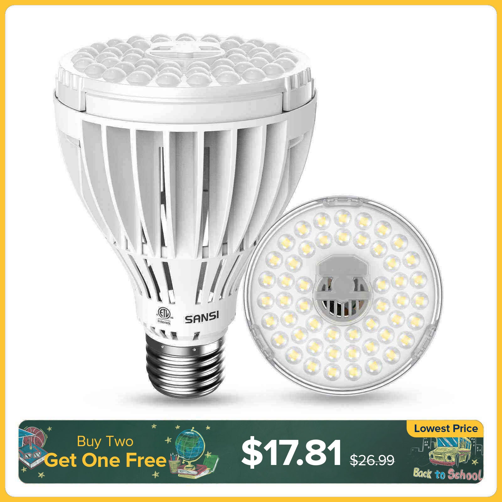 PAR25 24W LED Grow Light Bulb