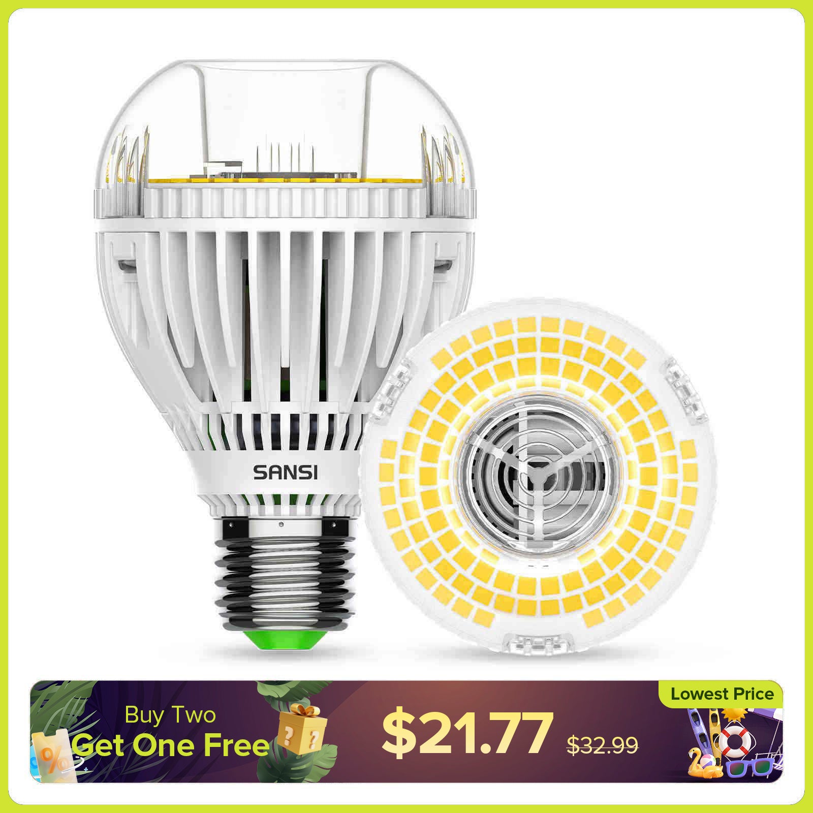 A19 30W LED 3000K/5000K Glühbirne (NUR USA/Kanada)