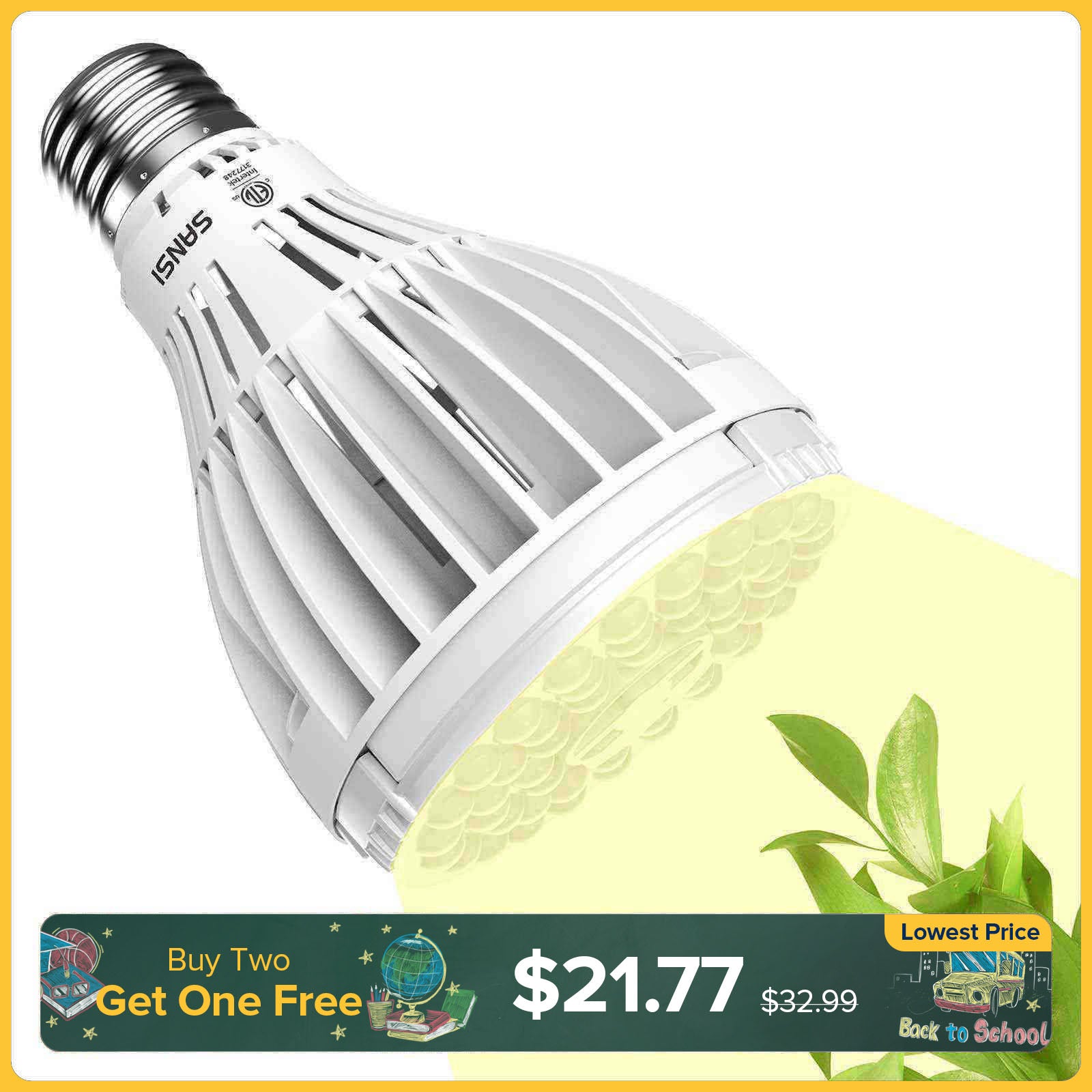 PAR25 32W LED Grow Light Bulb (US/CA ONLY)