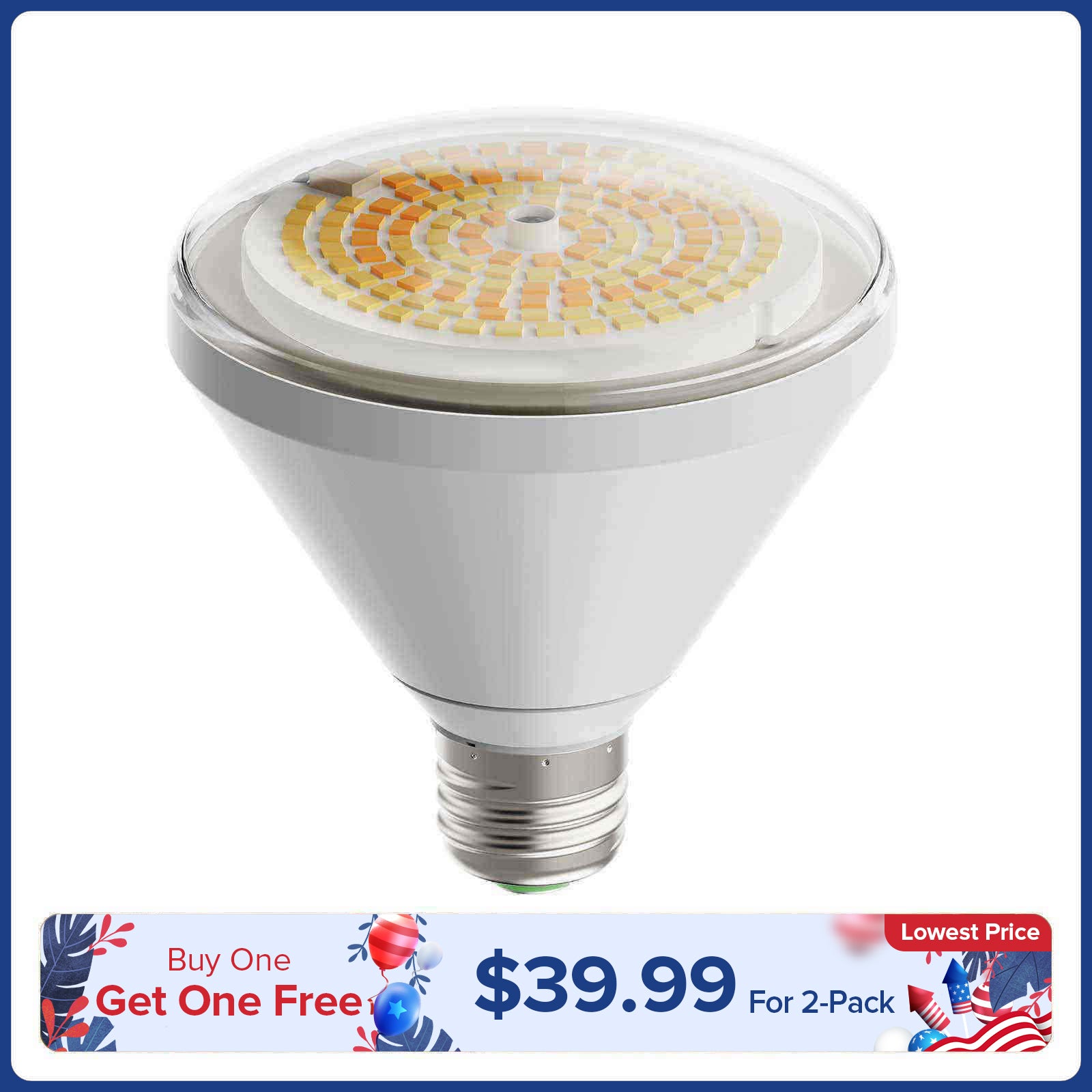 Lampadina LED impermeabile BR30 da 24 W