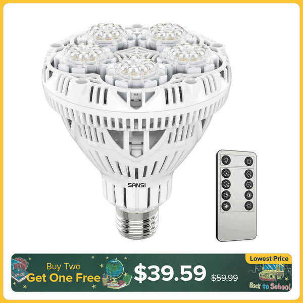 BR30 30W LED-Pflanzenlampe mit Fernbedienung (NUR USA/Kanada)