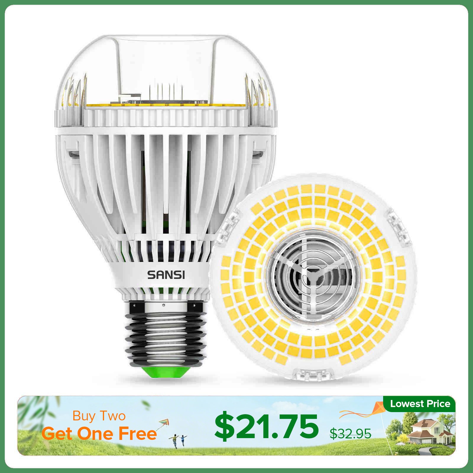 Lampadina LED A19 30W 3000K/5000K (SOLO USA/CA)