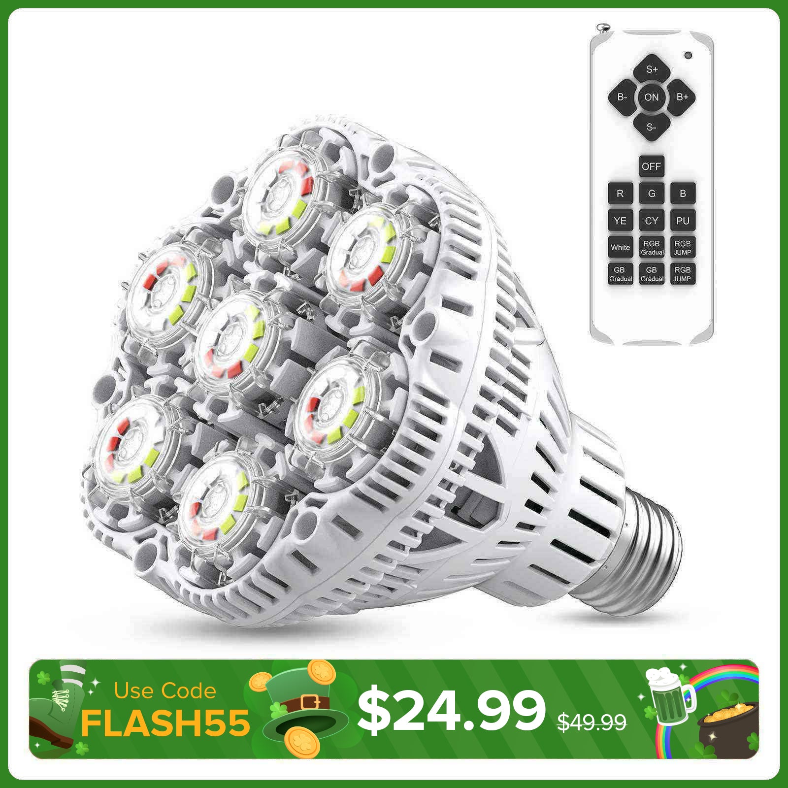 Lampadina LED RGB per piscina BR30 da 30 W (SOLO USA)