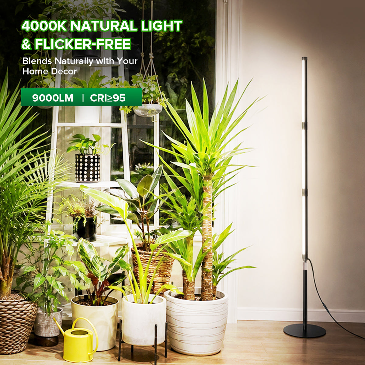 SANSI T10 Pro 55W LED Standing Grow Light