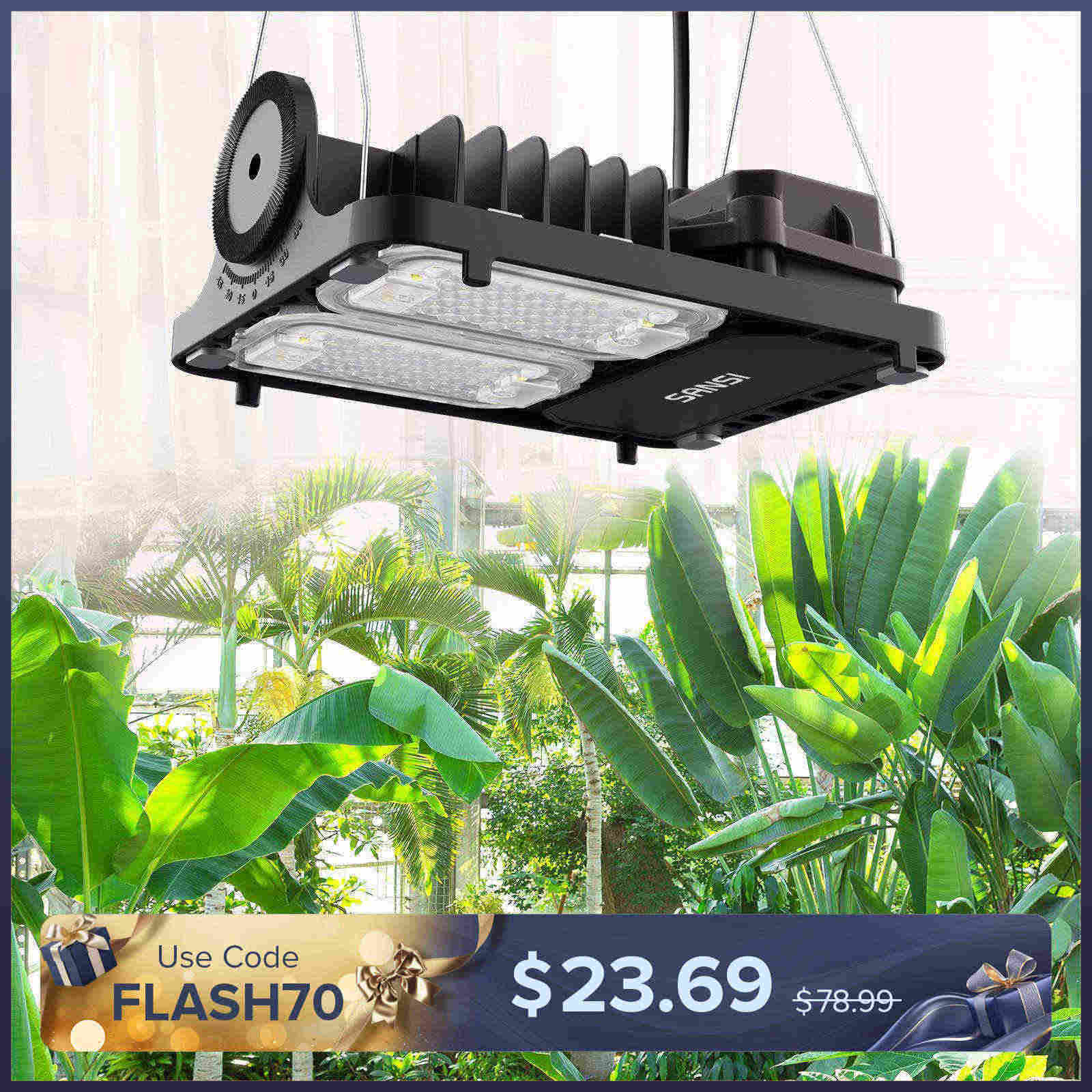Dimmable 70W LED Grow Light (EU/UK ONLY)