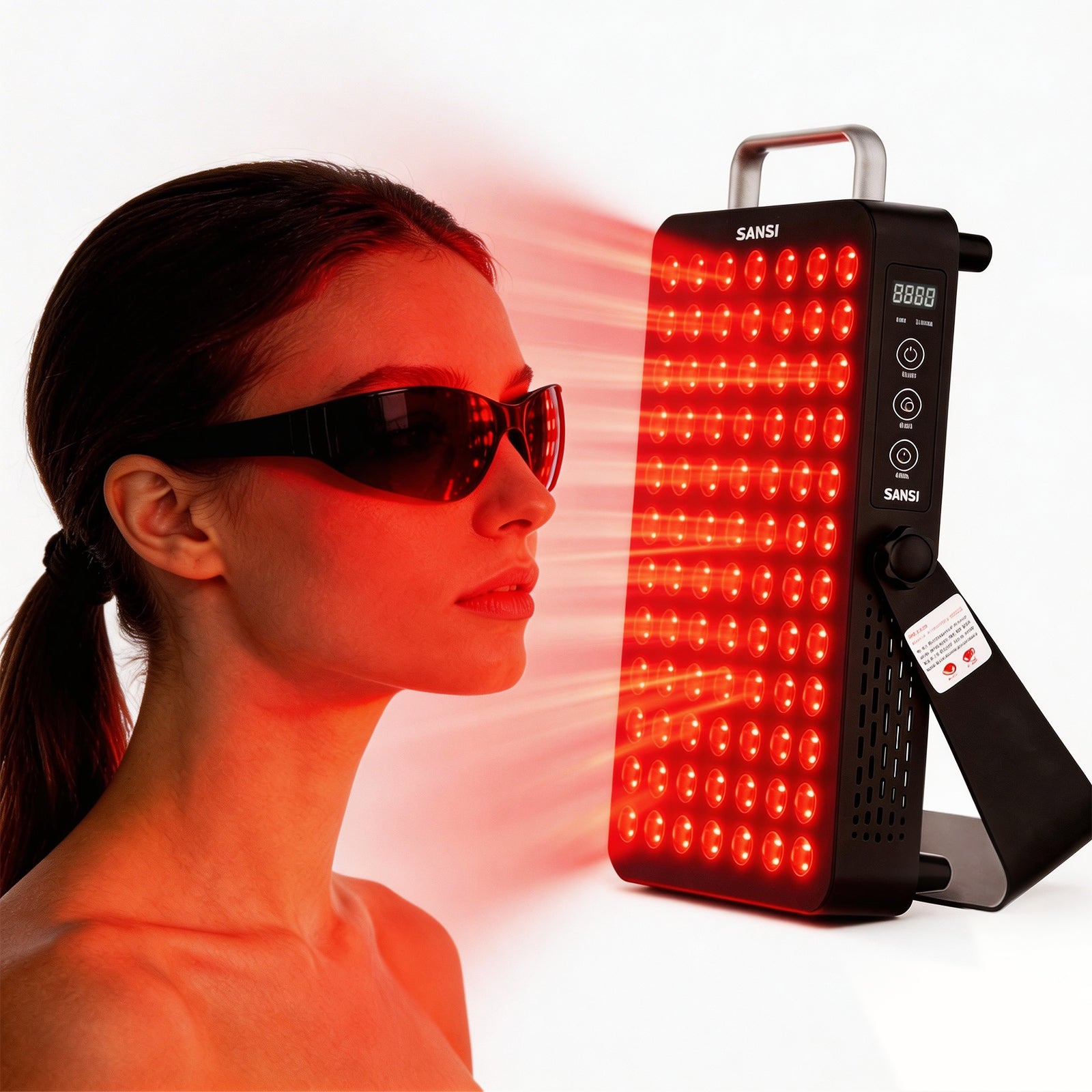SANSI 120W Dual-Wavelength Red Light Therapy Panel