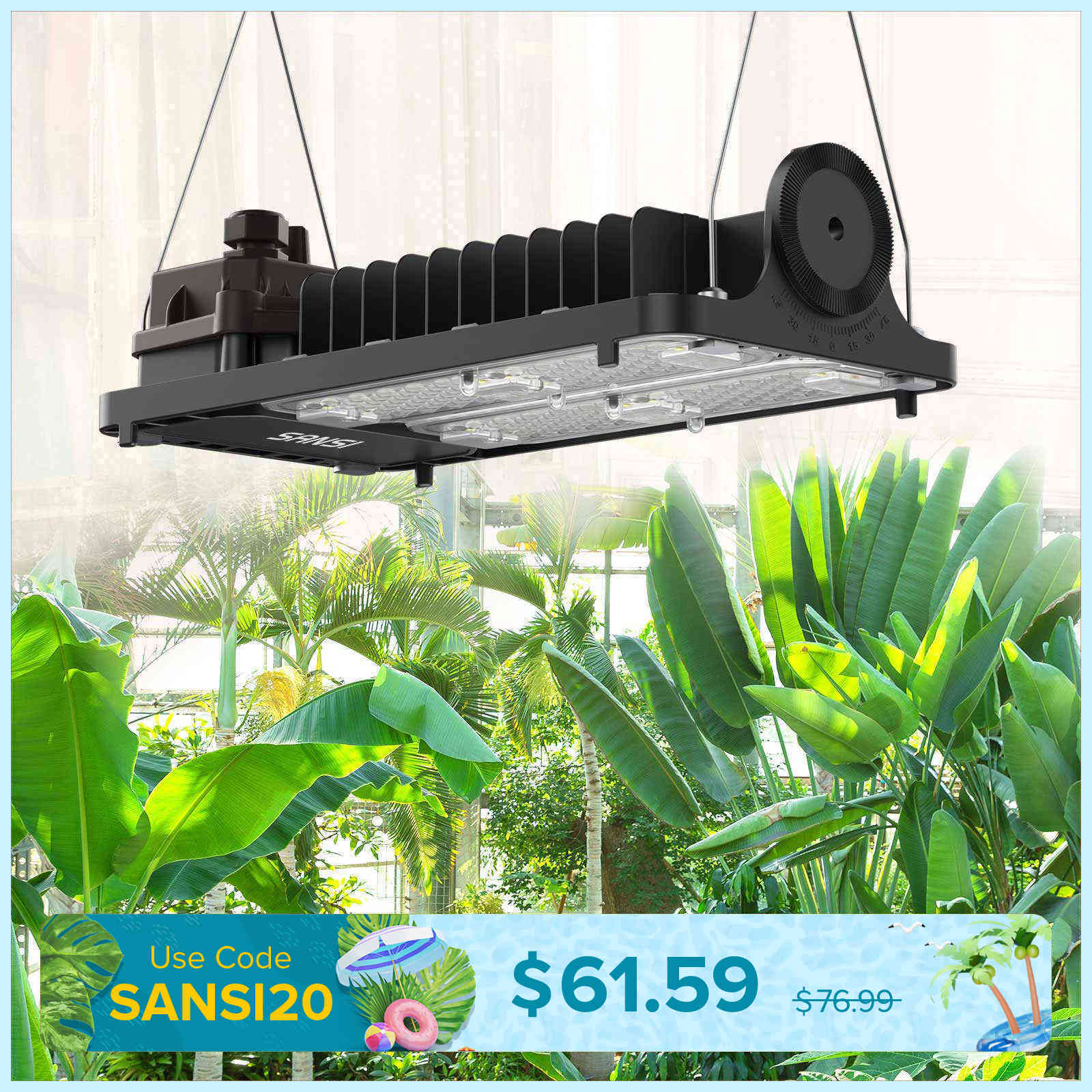 Dimmable 100W LED Grow Light