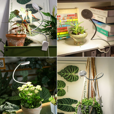 SANSI 12W LED-Pflanzenlampe mit Topfclip (NUR USA)