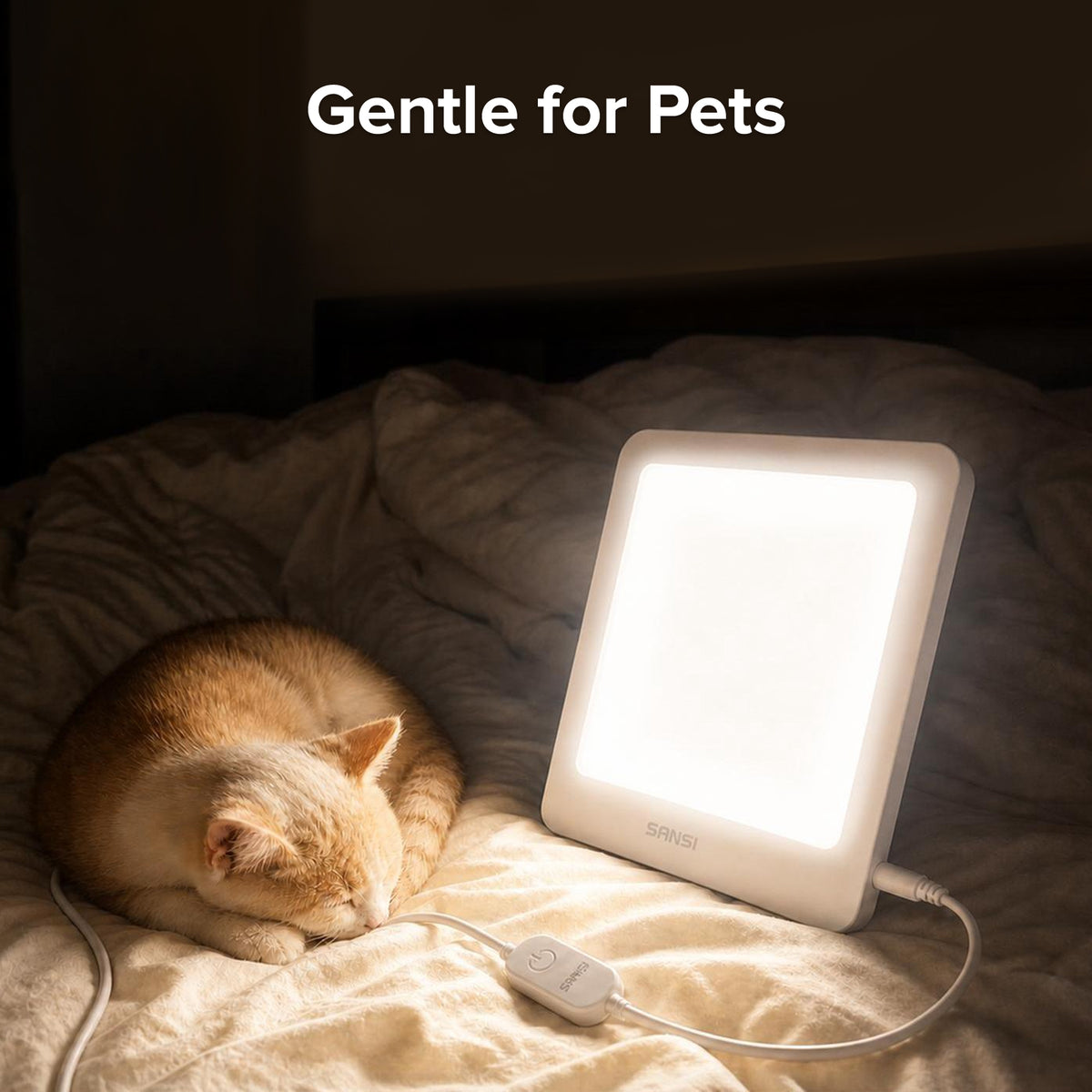 SANSI 20W LED Daylight Panel Therapy Lamp for Desktop