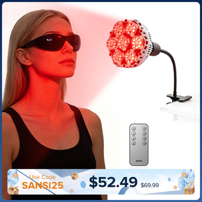 SANSI 32W Red Light Therapy for Body Face with Clip(US/CA ONLY)