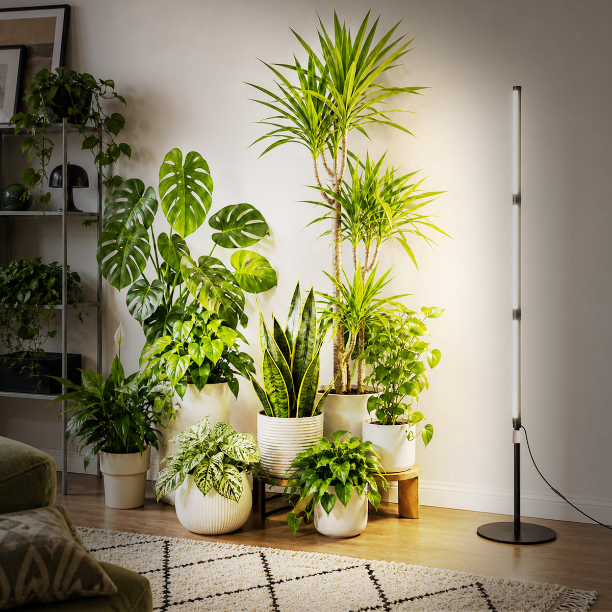SANSI T10 Pro 55W LED Standing Grow Light
