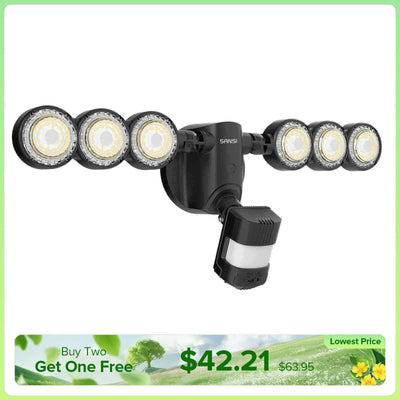 55W LED Security Light (Dusk to Dawn & Motion Sensor)(US ONLY)