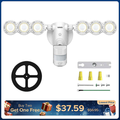 45W LED Security Light (Dusk to Dawn & Motion Sensor)