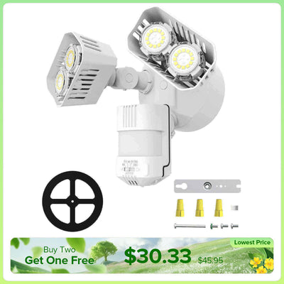 Upgraded 28W LED Security Light (Dusk to Dawn & Motion Sensor)(US ONLY)