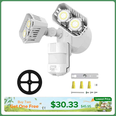 Upgraded 28W LED Security Light (Dusk to Dawn & Motion Sensor)(US ONLY)