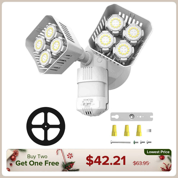 SANSI 54W LED Security Light with Motion Sensor