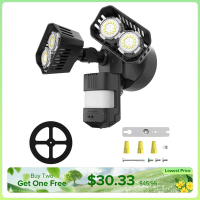 Upgraded 28W LED Security Light (Dusk to Dawn & Motion Sensor)(US ONLY)