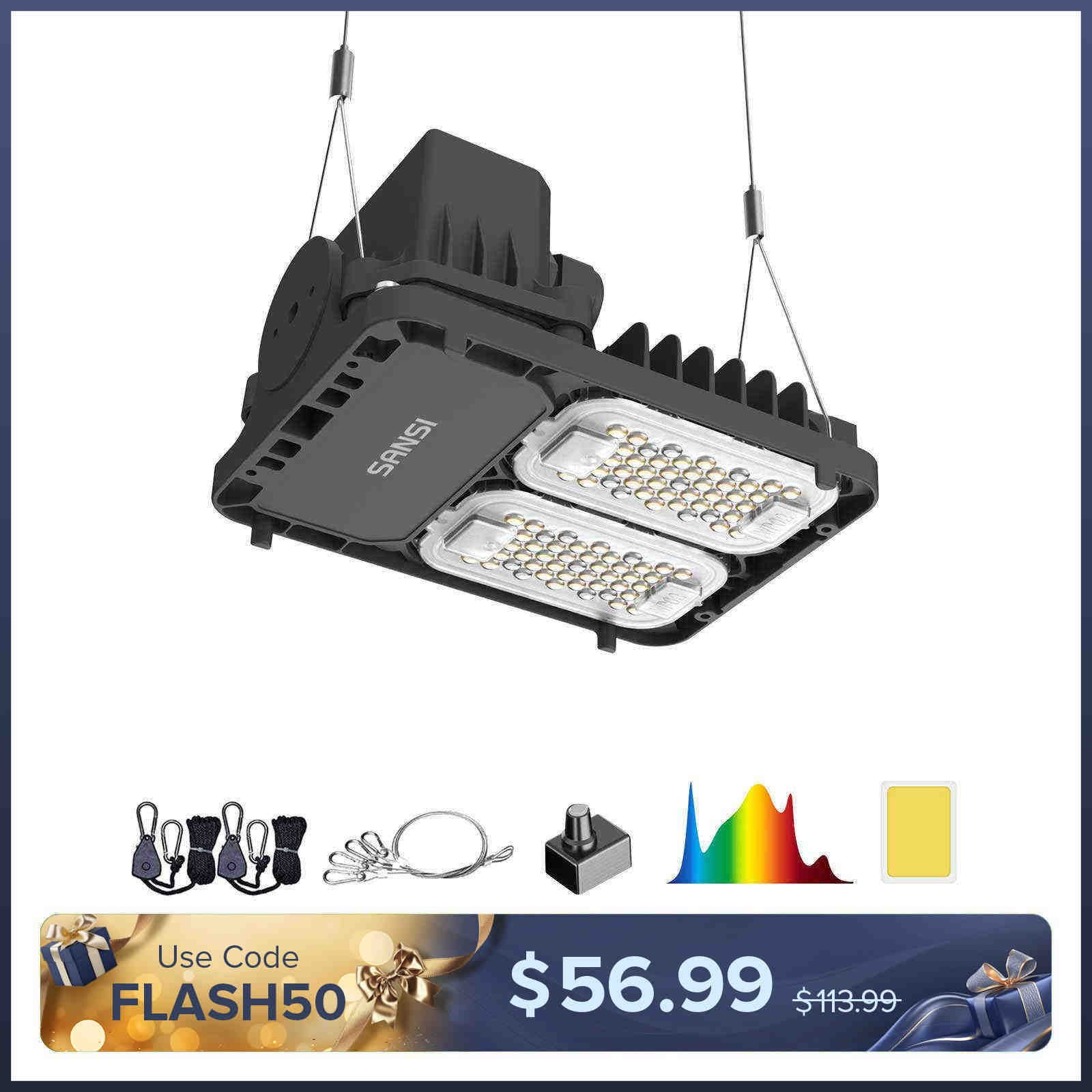 Dimmable 50W LED Grow Light (EU ONLY)