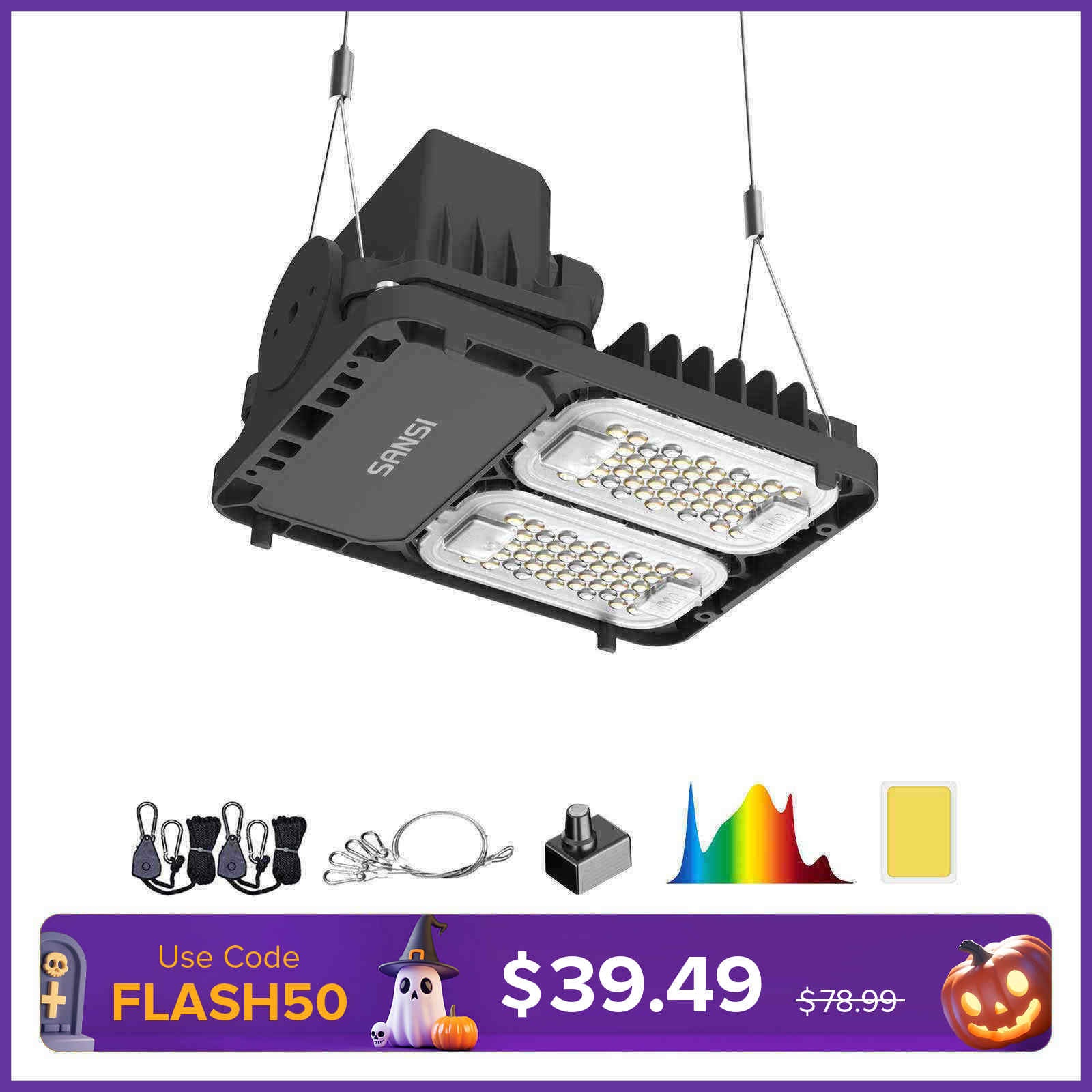 Dimmbares 50-W-LED-Wachstumslicht (NUR EU)