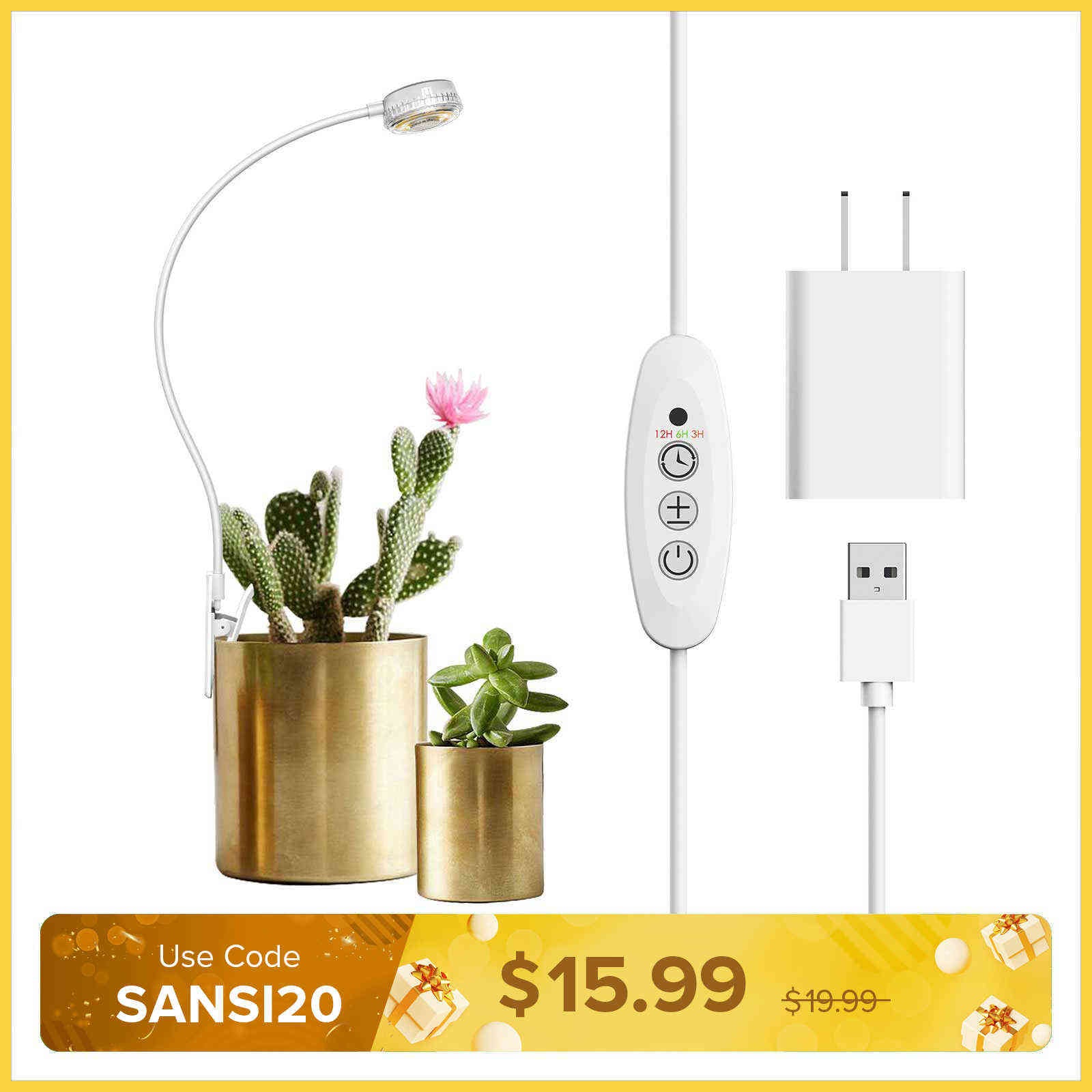 Pot Clip LED Grow Light