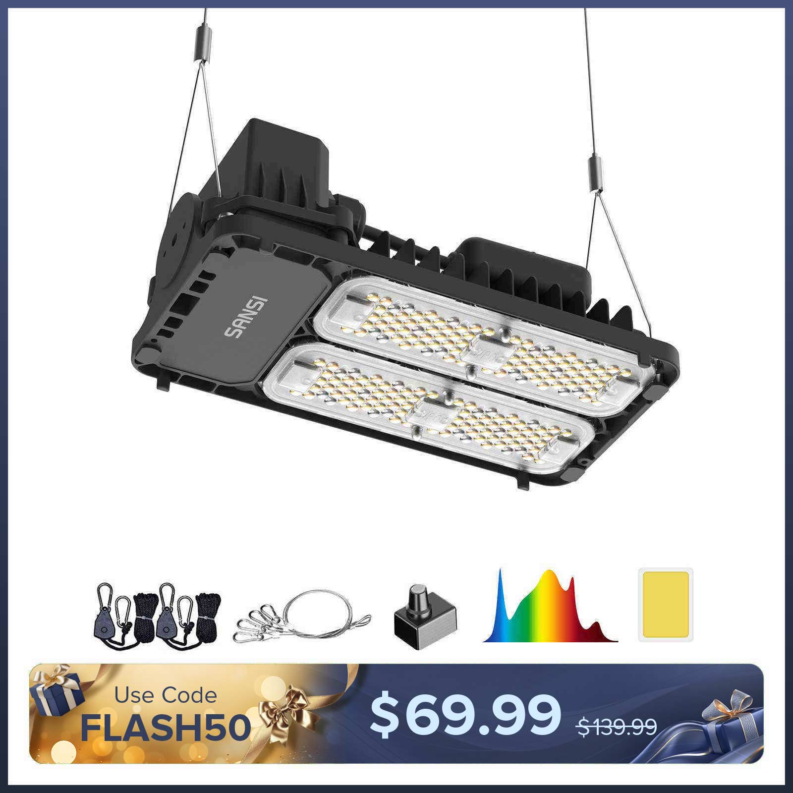 Dimmable 100W LED Grow Light (EU ONLY)