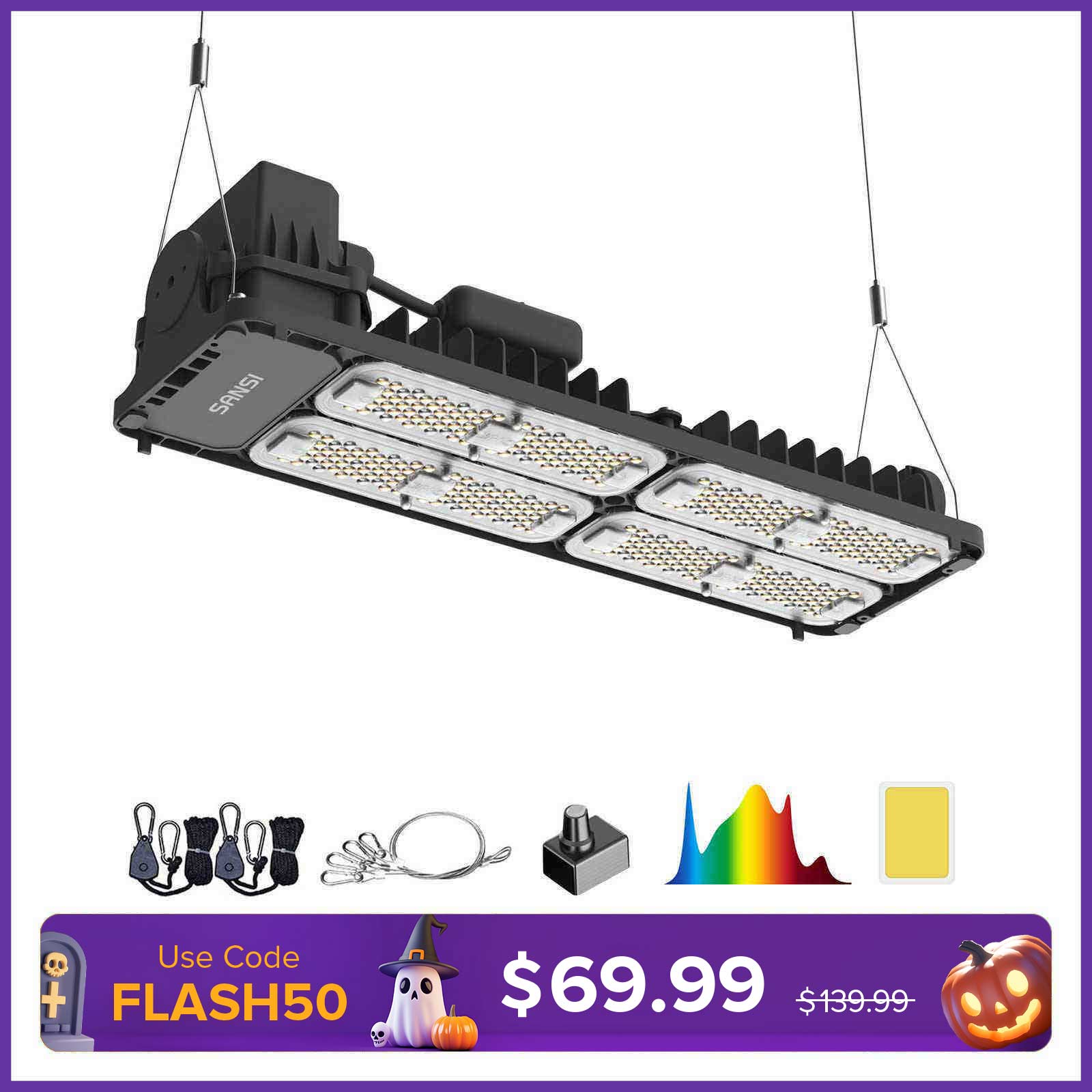 Dimmbares 150-W-LED-Wachstumslicht (NUR EU)