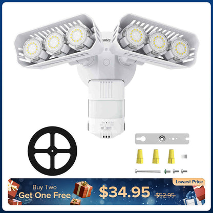 38W LED Security Light (Dusk to Dawn & Motion Sensor)(US CA ONLY)