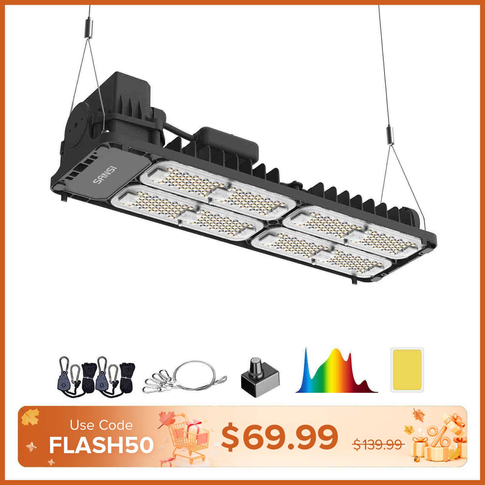 Dimmable 150W LED Grow Light (EU ONLY)