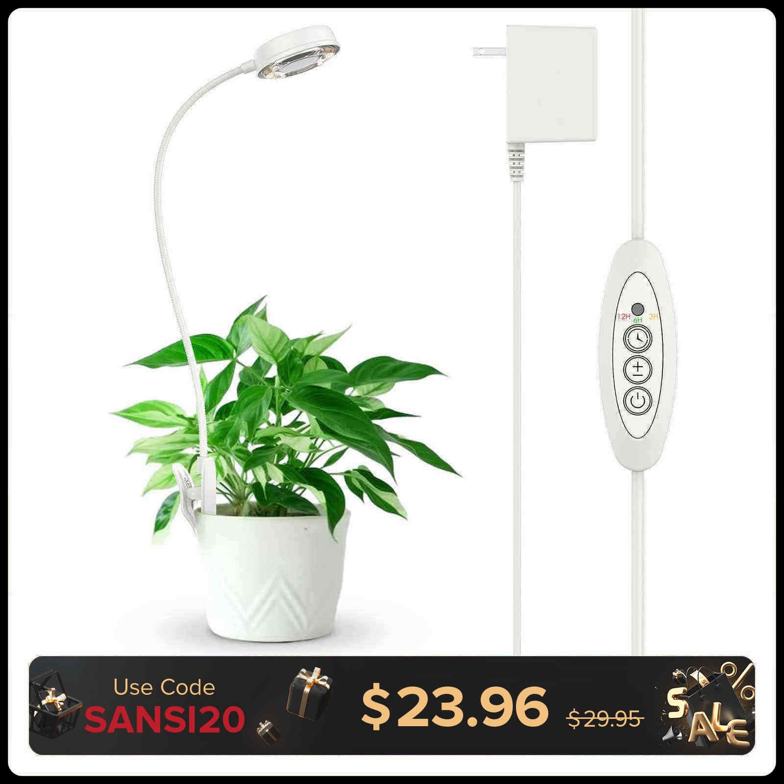 10W Pot Clip Led Grow Light