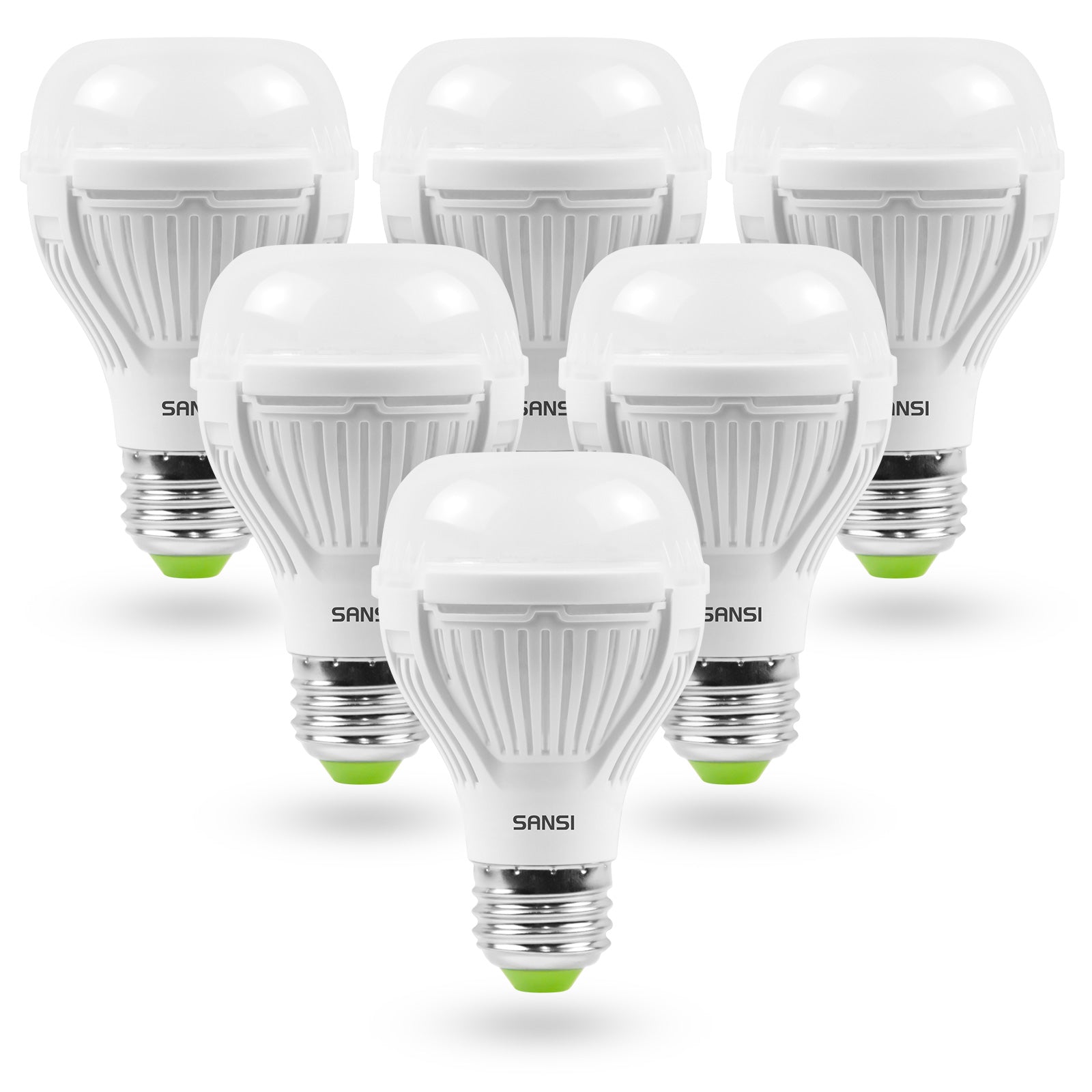 Upgraded A19 13W led light bulb with energy efficient for bedroom, 6 pack