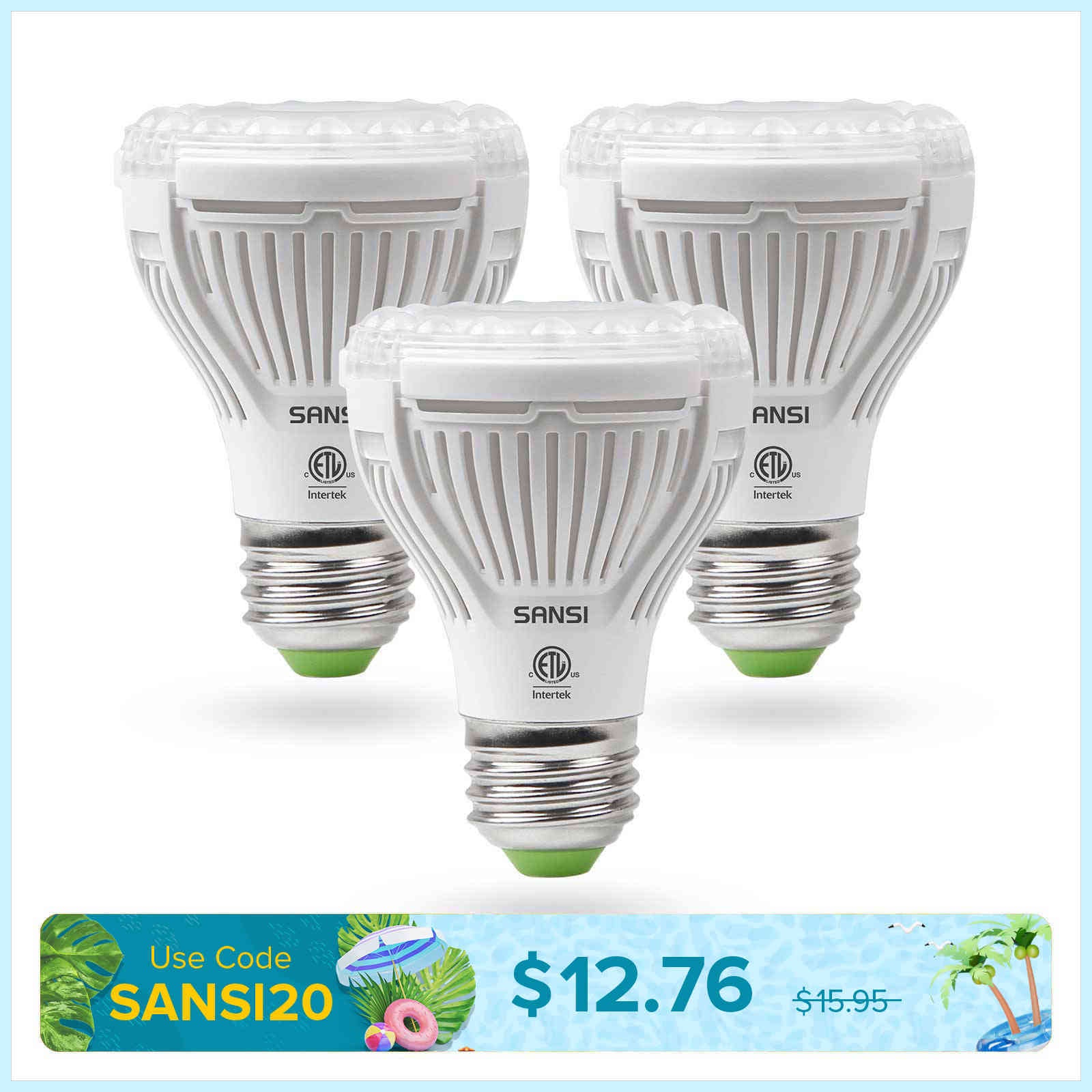 PAR20 10W LED Grow Light Bulb