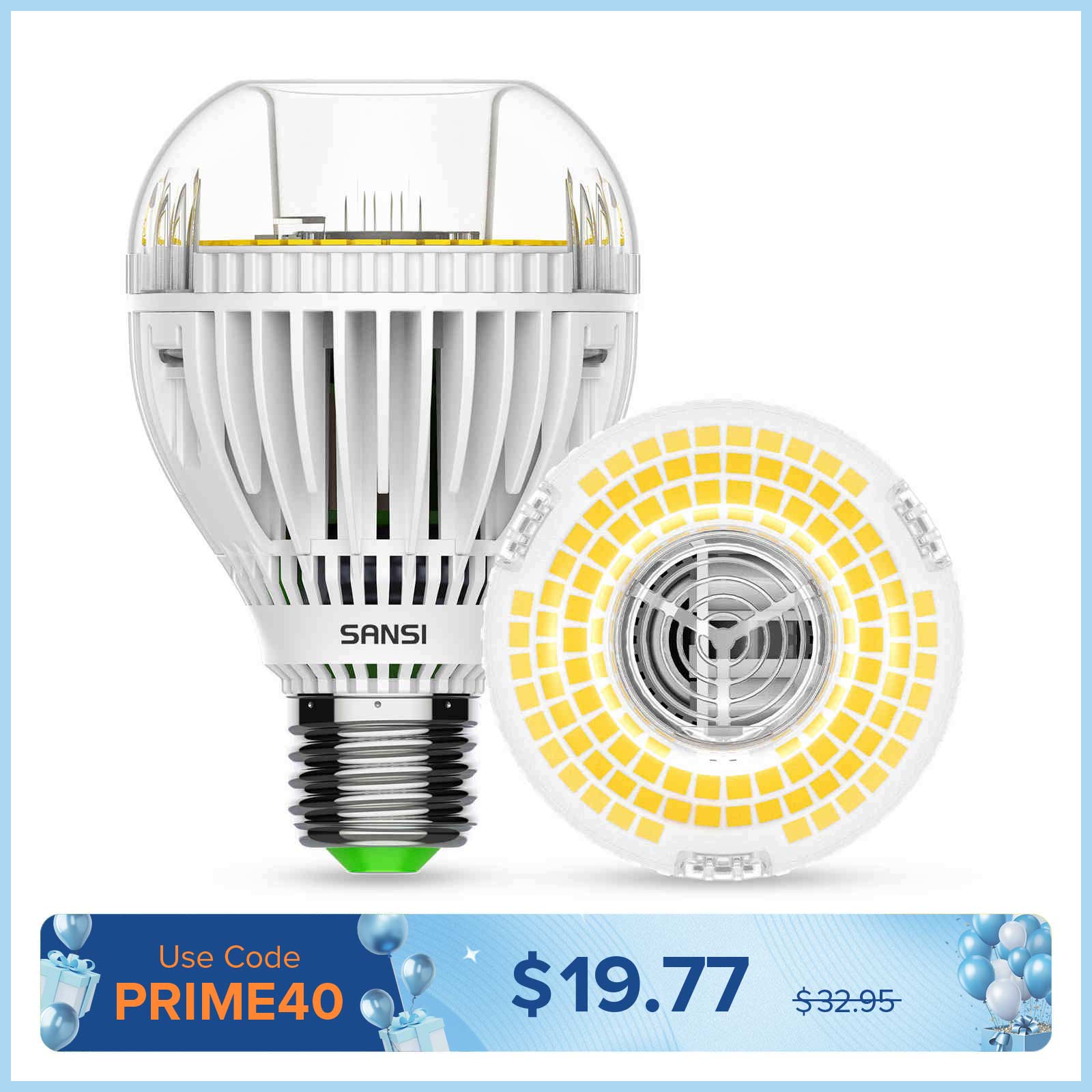 A19 30W LED 3000K/5000K Light Bulb (US ONLY)