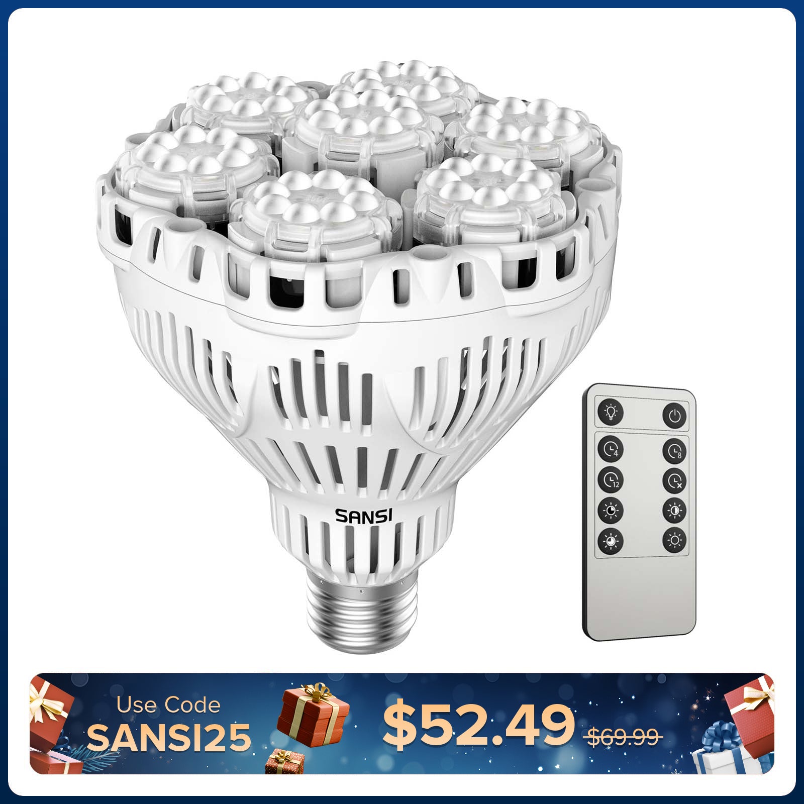 BR30 40W LED-Wachstumslampe mit Fernbedienung (NUR USA)